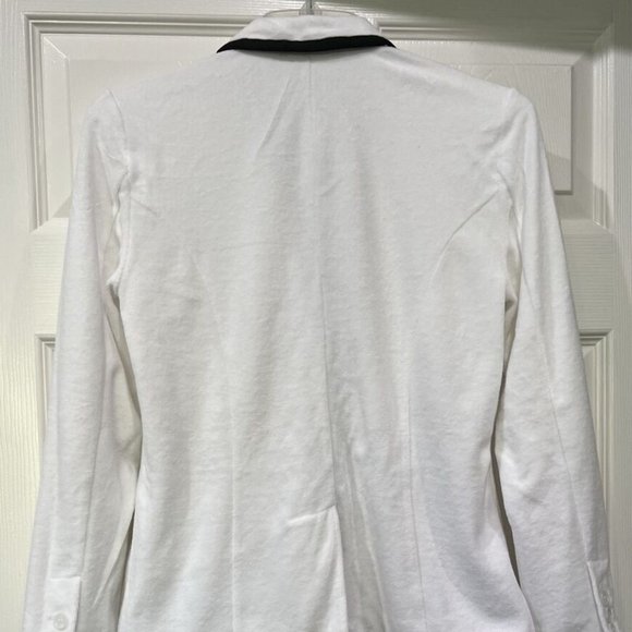 BOSTON PROPER TERRY BLAZER SIZE: 2 - Picture 4 of 5